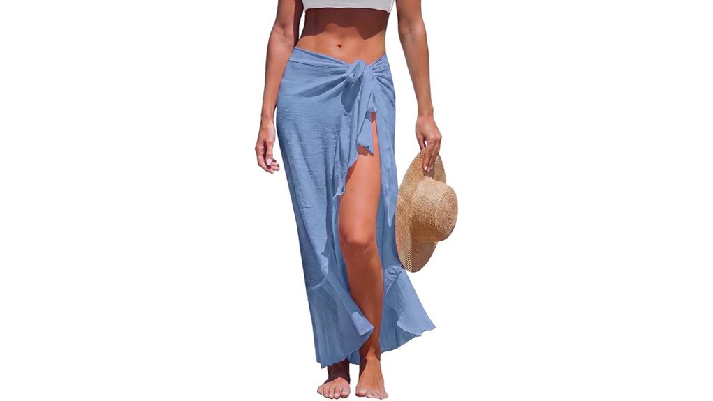 women s chiffon self tie sarong