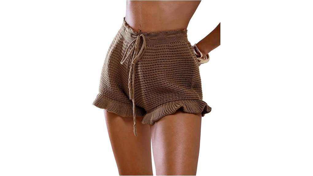 women s crochet cover up shorts