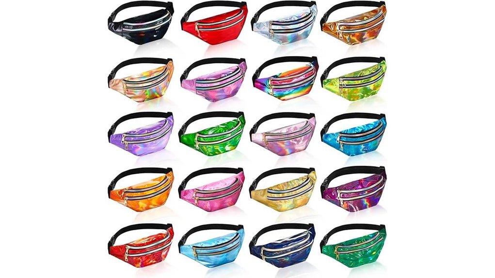 women s holographic fanny pack