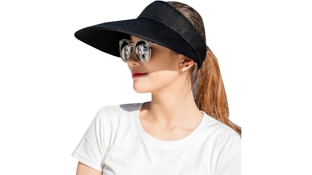 women s large brim uv
