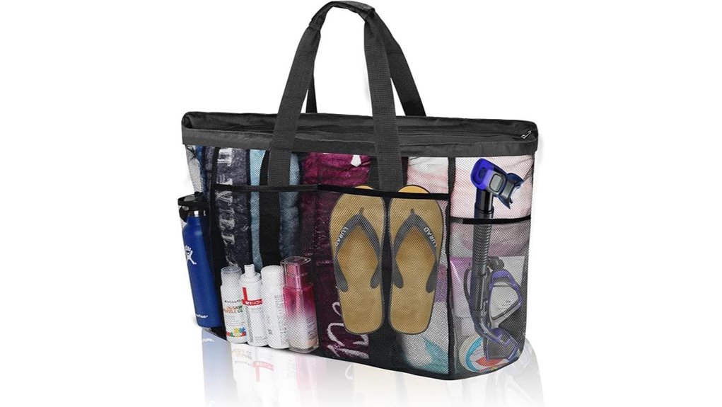 women s waterproof mesh tote