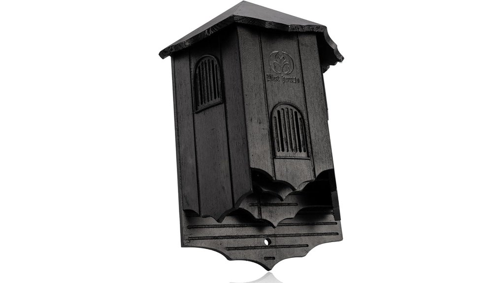 wooden 3 chamber bat house