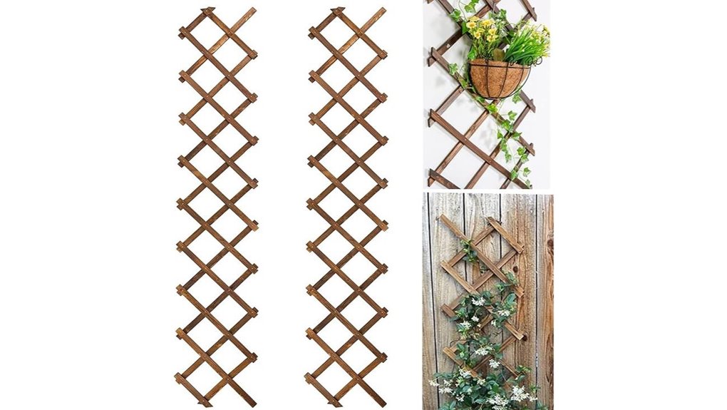 wooden 75 inch lattice 2pack