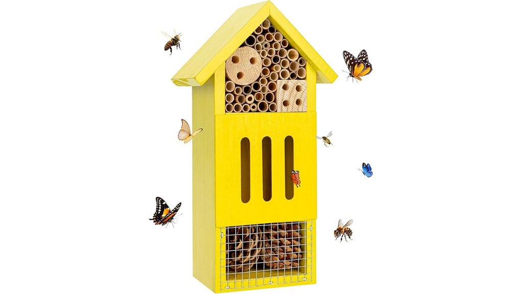 wooden bee butterfly lodge