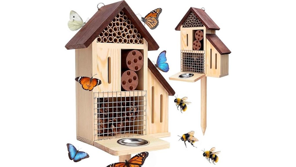wooden bee ladybug hotel