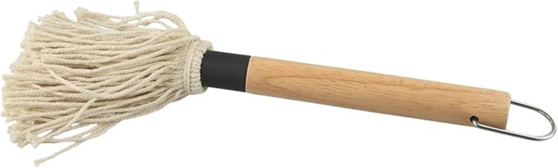 wooden handle 6 cotton bbq mop