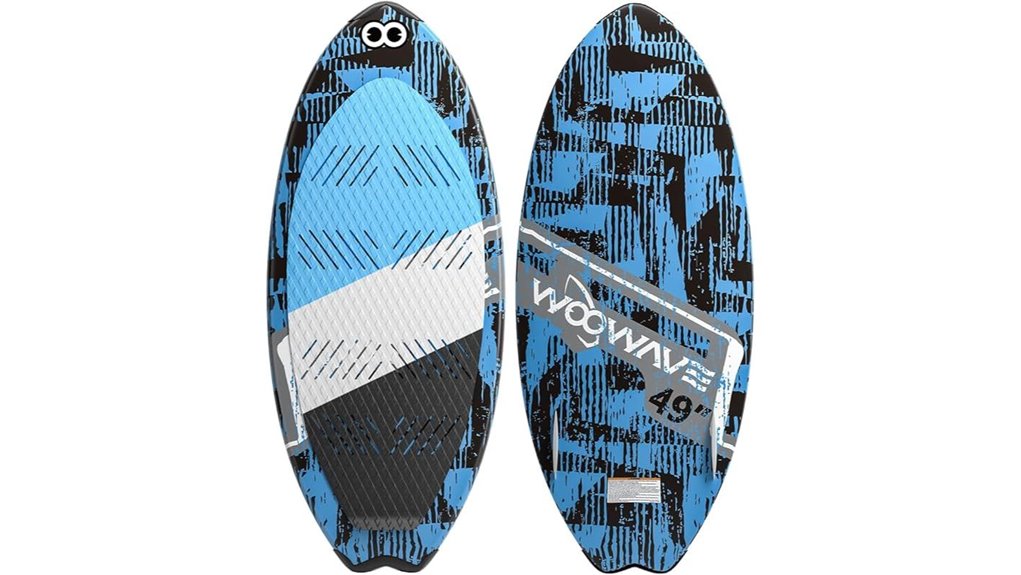woowave 49 inch dual fin board