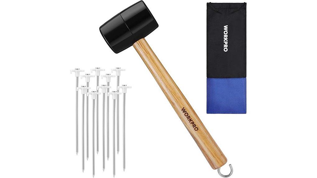 workpro tent stakes set