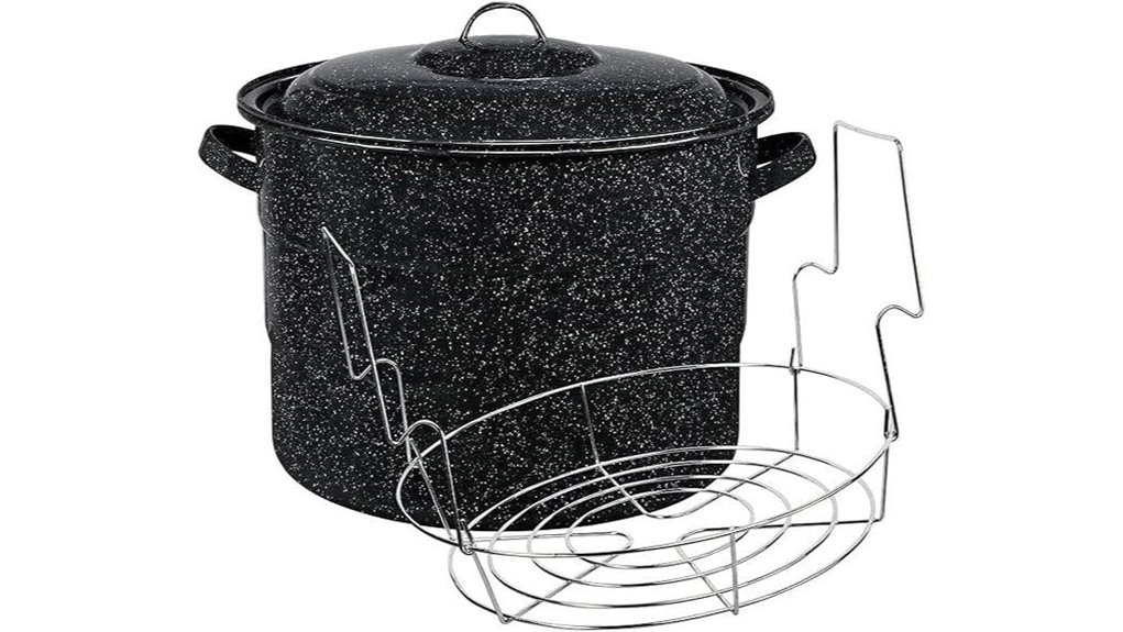 wyt 57 21 5 quart black canner