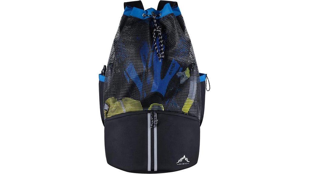 xl mesh scuba backpack