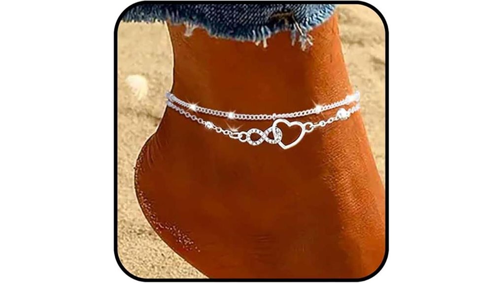 yalice 14k gold plated anklet