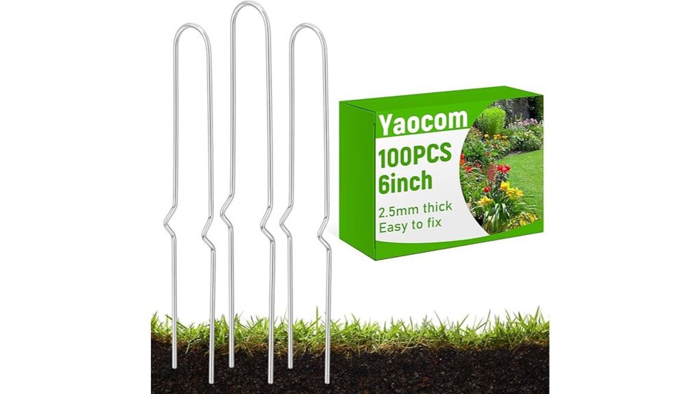 yaocom 100 piece 6 inch stakes
