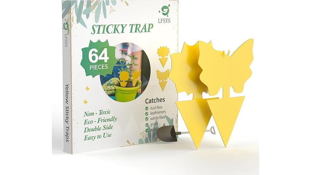 yellow sticky gnat traps