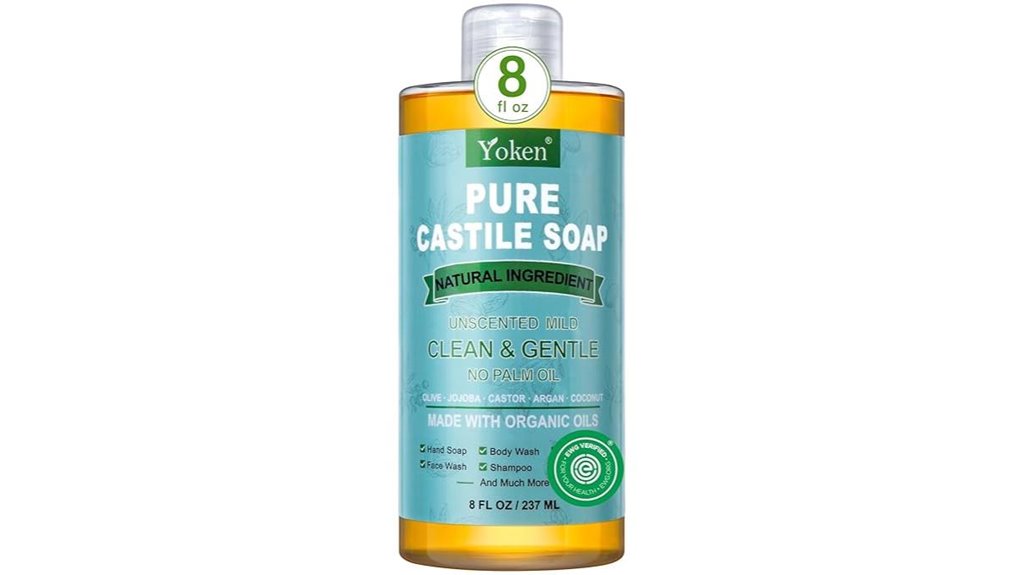 yoken unscented castile 8oz