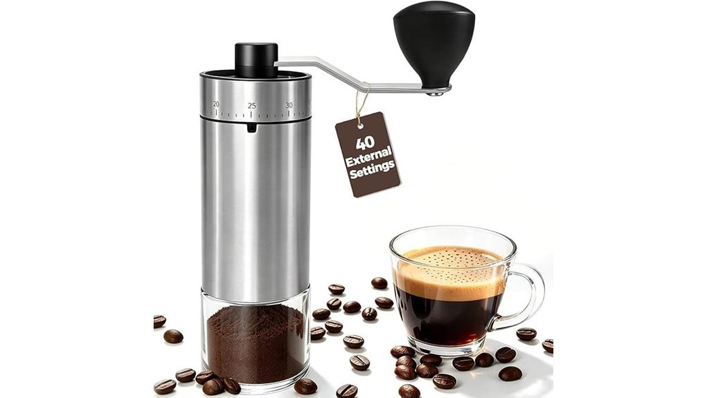 yqe mini manual grinder