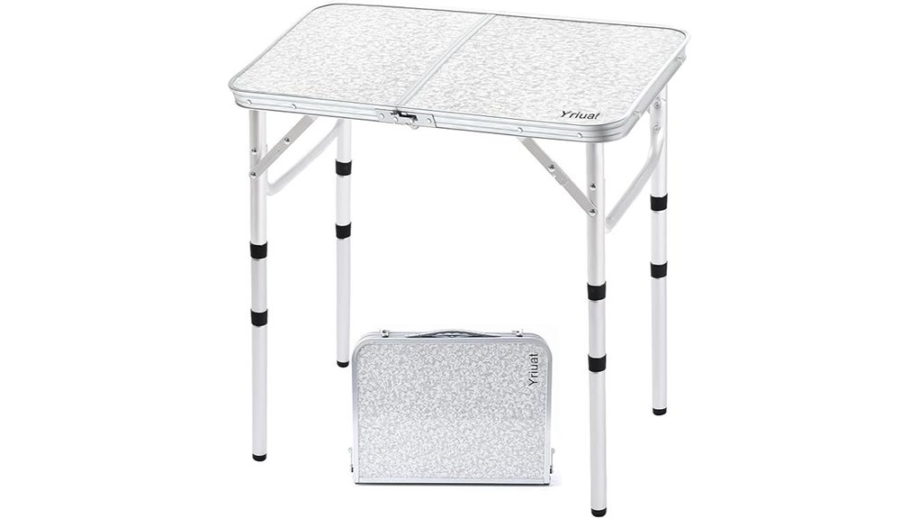 yriuat 2ft aluminum picnic
