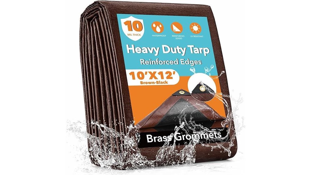 yumatum 10x12 heavy waterproof tarp