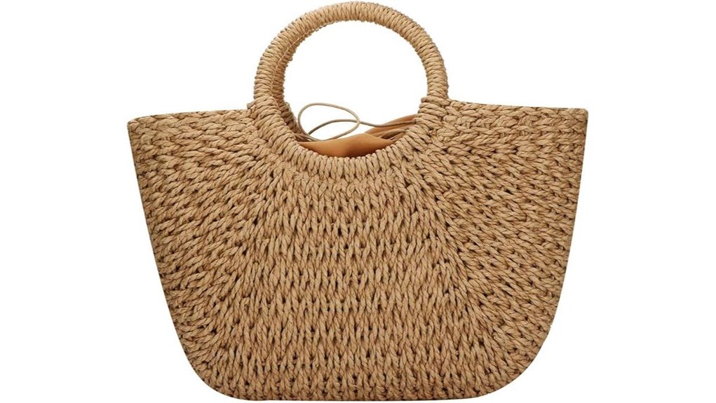 yyw large straw tote
