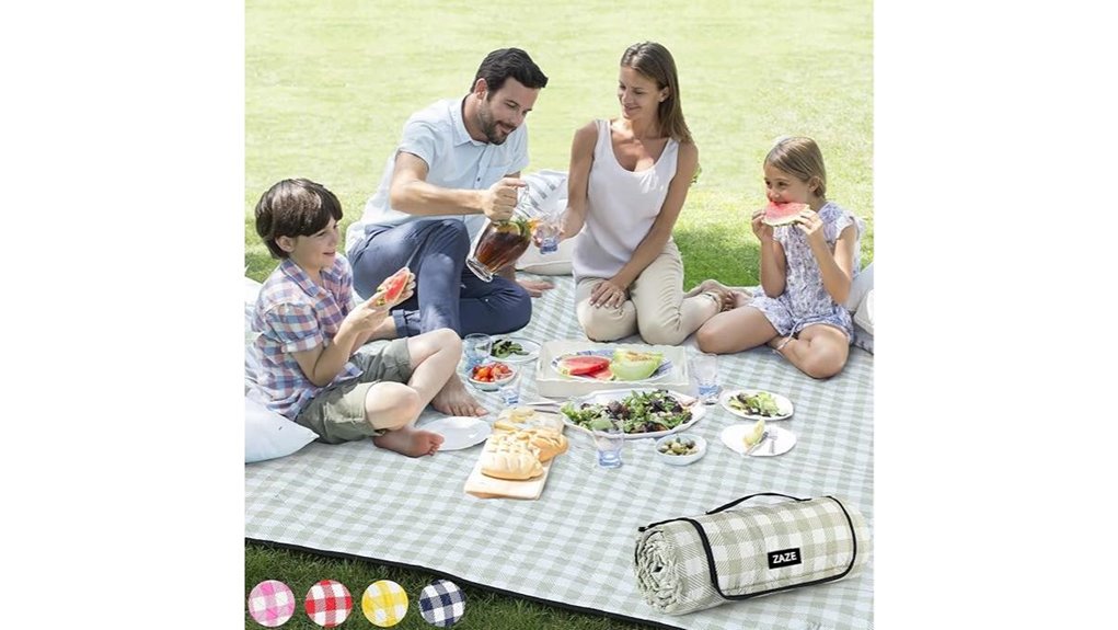 zaze waterproof picnic blanket
