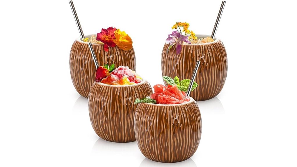 zenfun ceramic tiki set