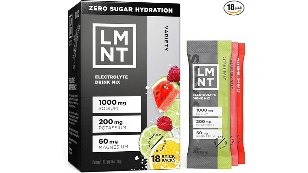 zero sugar electrolyte pack