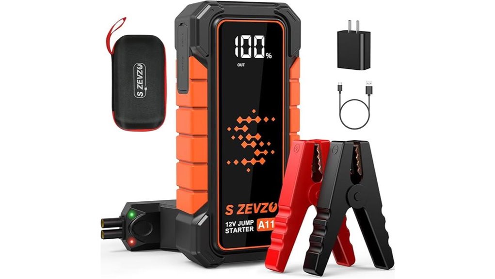 zevzo 5000a jump starter