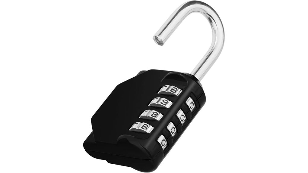 zhege 4 digit weatherproof padlock