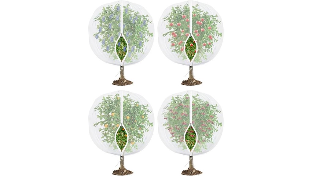 zippered 4x5 fruit tree net