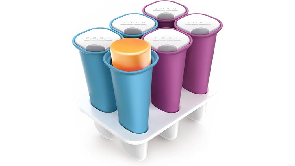 zoku silicone 6 pops tray