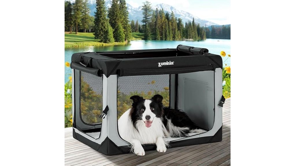 zomisia 36 inch collapsible crate