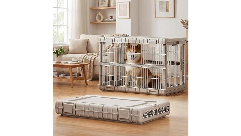 zomisia collapsible dog crate