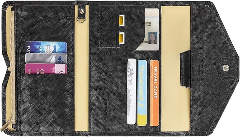 zoppen rfid blocking passport holder