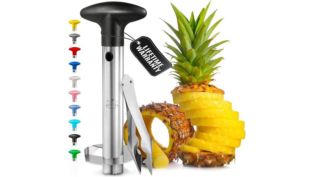 zulay stainless pineapple corer