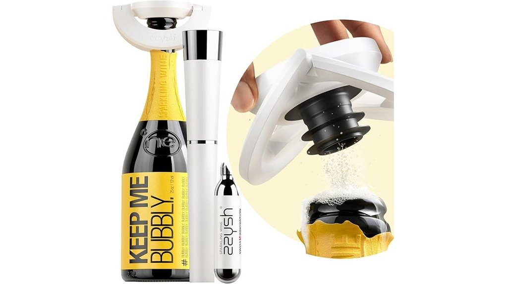 zzysh three in one champagne preserver